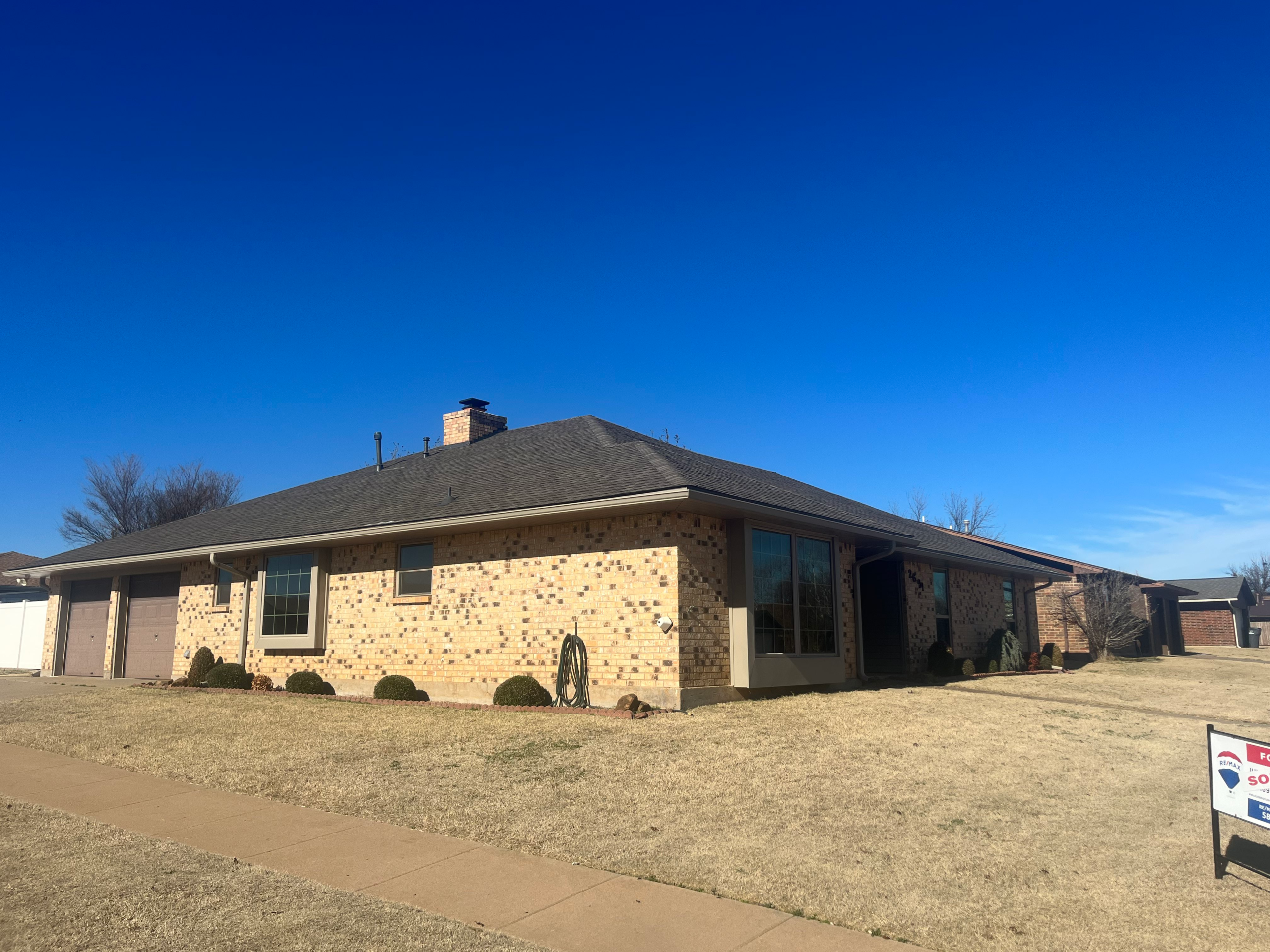 Insurance claim roof replacement completed in Ardmore, Oklahoma by Oklahoma Roofing Experts